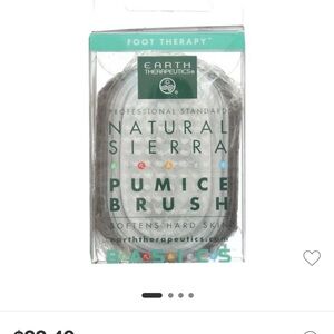 Earth Therapeutics Natural Sierra Pumice Brush - Gray